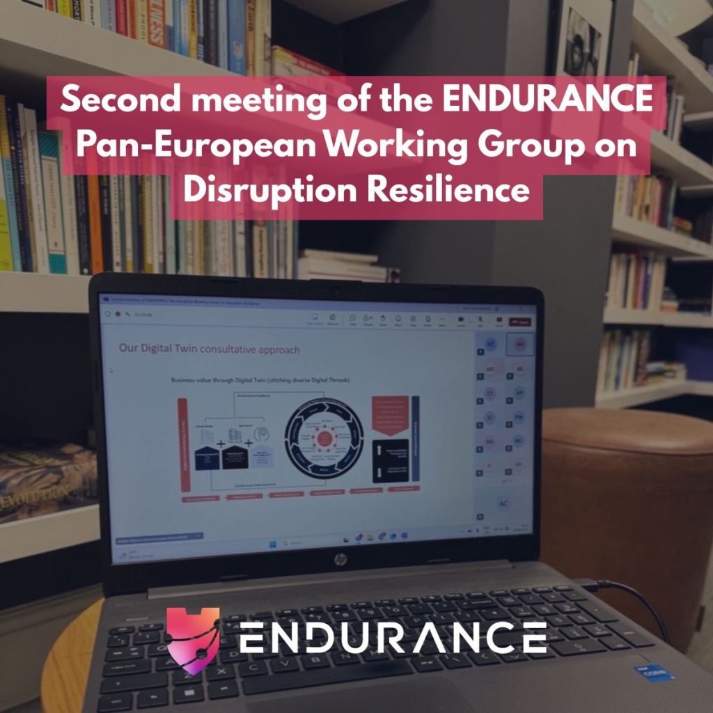On 19 June 2025, the ENDURANCE Project co-hosted the 2nd Meeting of the Pan-European Working Group for Disruption Resilience, in collaboration with the SUNRISE Project’s Stable Working Group on Resilience to Pandemics.