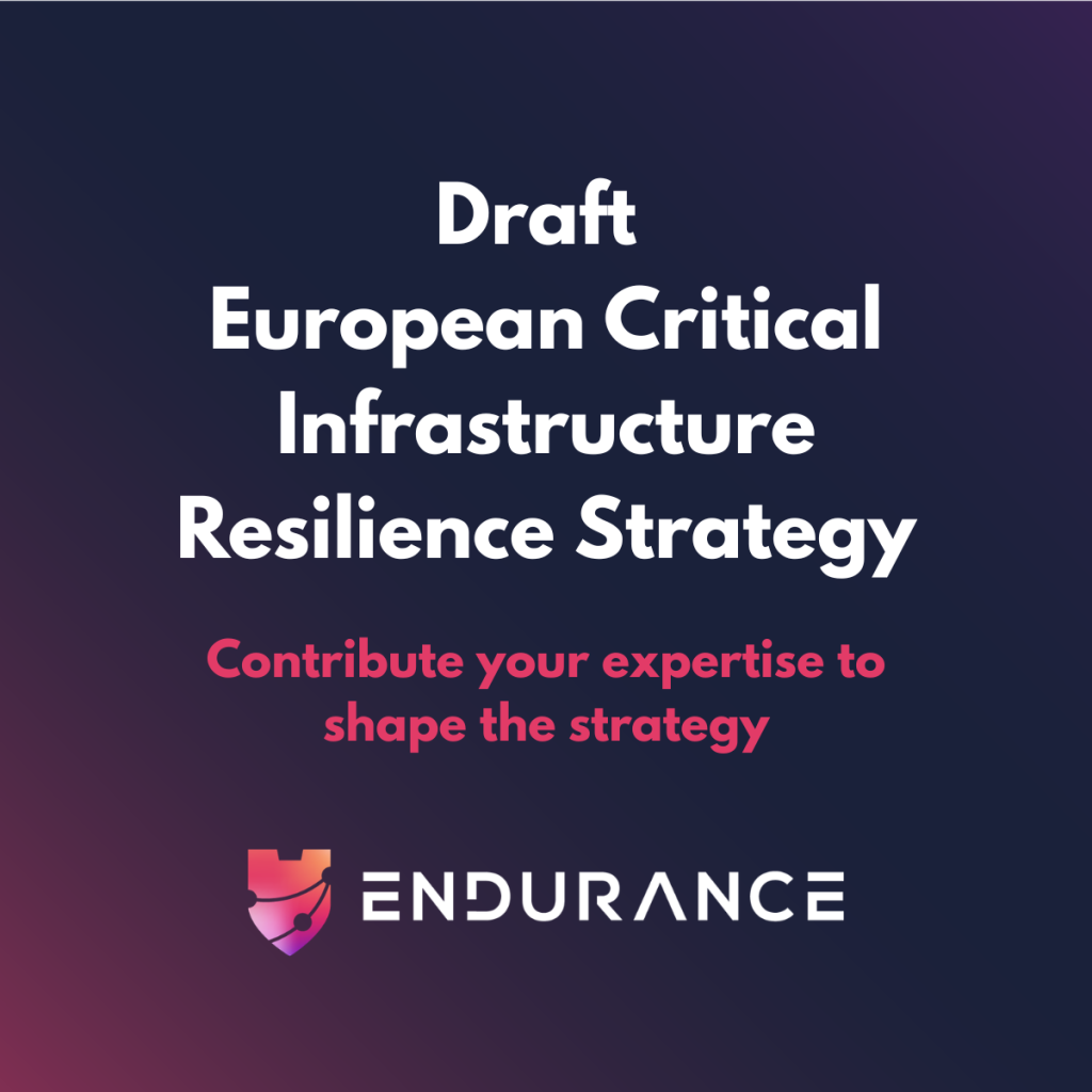 Draft European Critical Infrastructure Resilience Strategy
